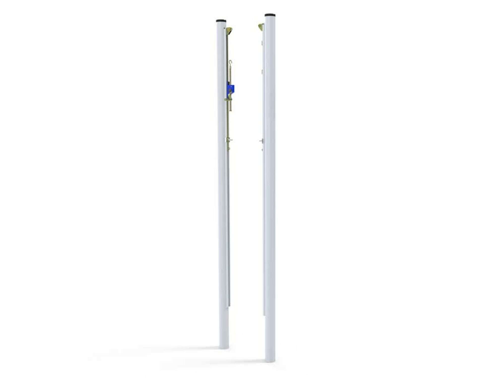 Image du produit : Poteaux multisports acier ø 90mm - Volleyball/Tennis/Badminton - Avec fourreaux