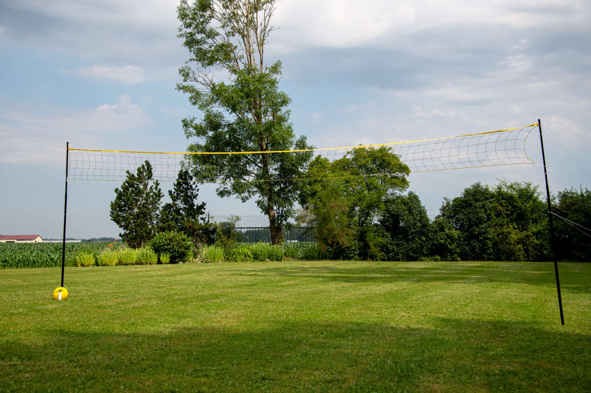 Image du produit : Set Volleyball 6m - Avec poteaux, filet, balle et pompe