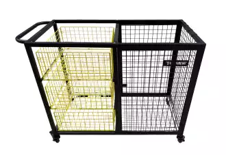 Chariot de stockage à roulettes – 1080 x 520 x 940 mm